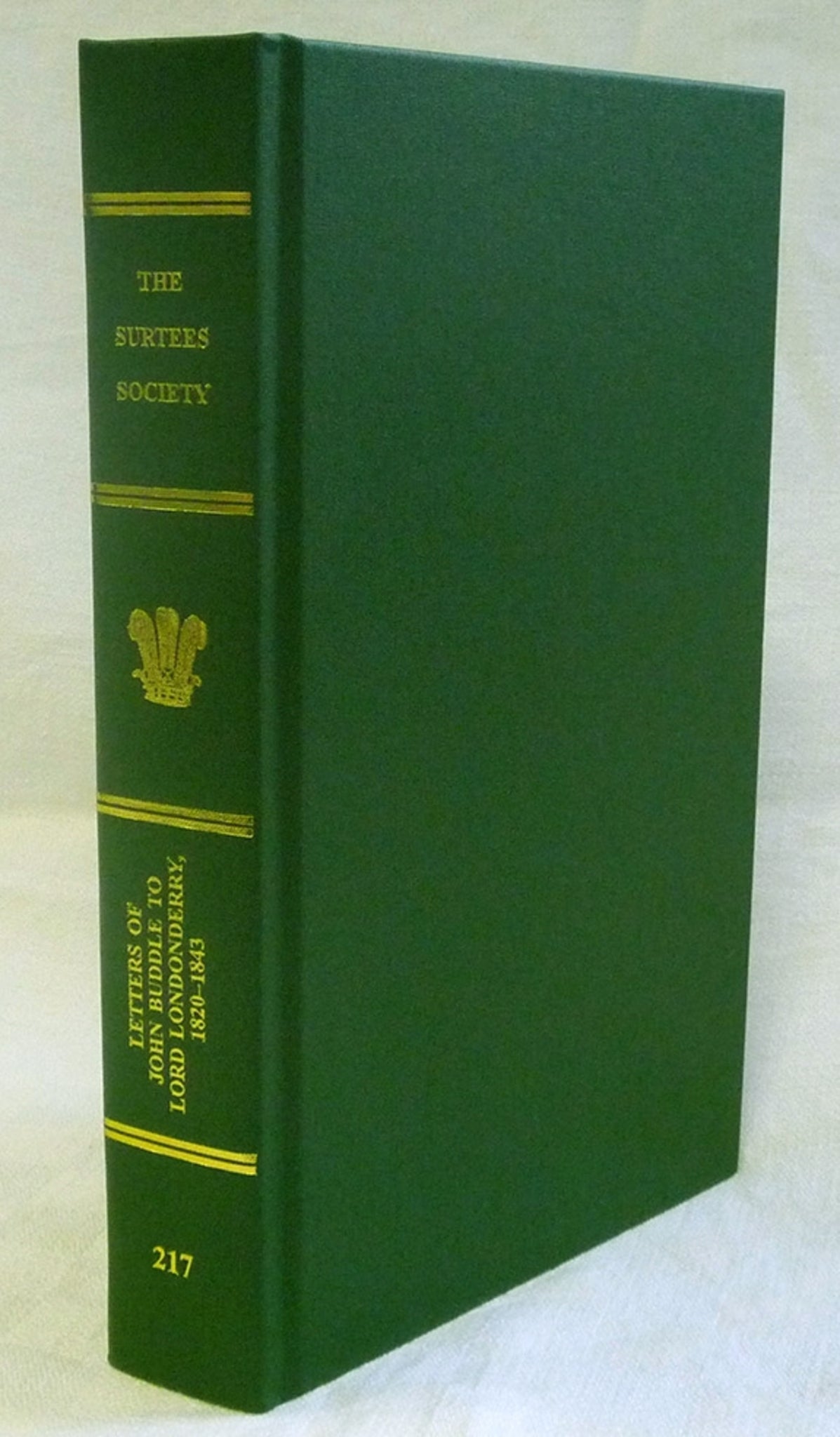 Cover image for Letters of John Buddle to Lord Londonderry, 1820-1843 ISBN 9780854440726